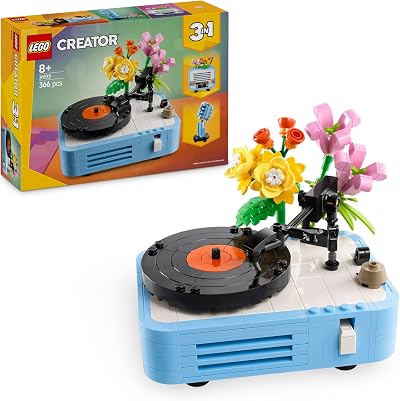 LEGO Creator 3in1 Record Player with Flowers 31172 Buildable Toy