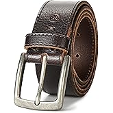 Wrangler Men's Pebble Leather Belt, 38mm Casual Casual Waist Belt for Jeans, Gift for Men