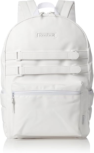 Amazon リーボック リュック 合皮 サイズ対応 Pc収納 フロントベルト 15l Arb1012 ホワイト Reebok リーボック メンズ