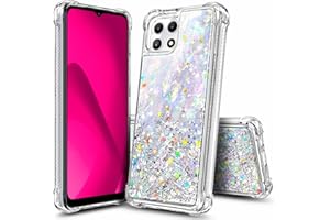 WDHD Designed for T-Mobile REVVL 7 5G Phone Case, Stylish Bling Shiny [Seashell Pattern] Dual Layer Shockproof Full Body Cover Military Grade Drop Protection Cover Case, Crystal