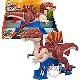 Fisher-Price Imaginext Jurassic World Rebirth Dinosaur Toy, Sprinting Spinosaurus Figure with Lunge & Chomp Motion, 9 Inches Tall