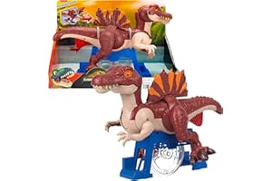 Fisher-Price Imaginext Jurassic World Rebirth Dinosaur Toy, Sprinting Spinosaurus Figure with Lunge & Chomp Motion, 9 Inches Tall