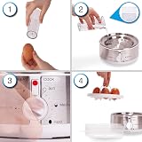 Duronic EB35 WE Electric Egg Boiler 7 Eggs 350W Steamer Omelette Maker view 4