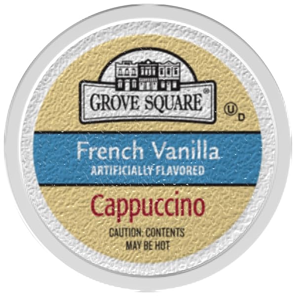 GROVE SQUARE CAPPUCCINO, FRENCH VANILLA, 24 COUNT