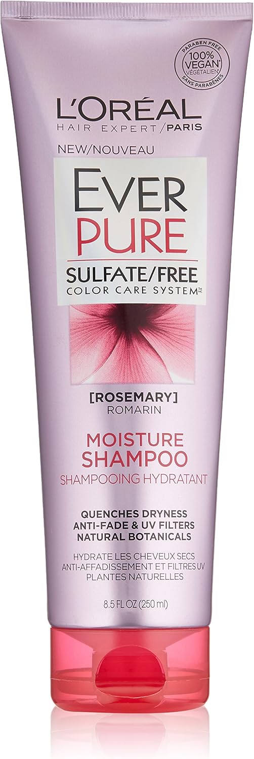 Loreal expert shampoo 500 ml EverPure Moisture Shampoo for Dry or Color-treated Hair. Vegan. Sulfate