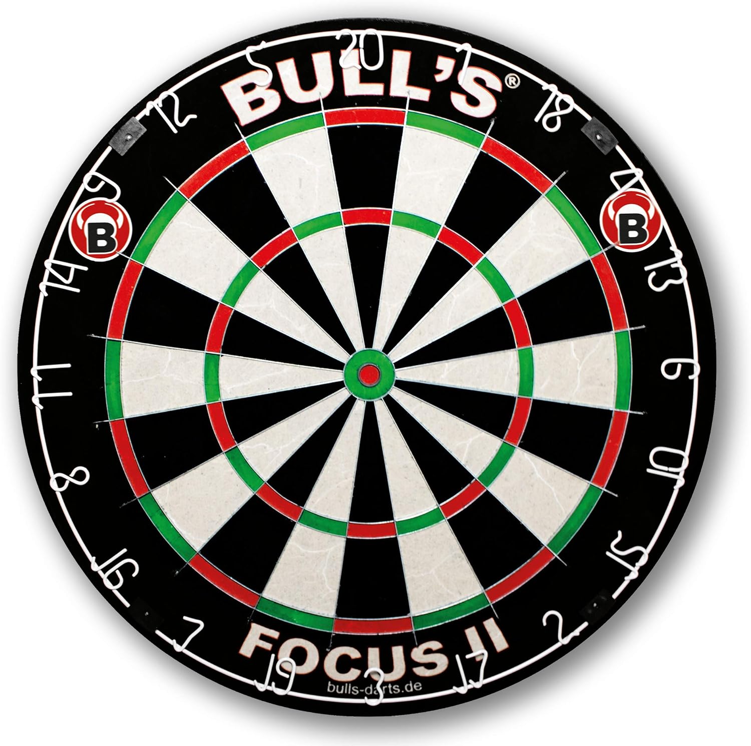 Bulls Unisex Adult Focus Bristle Dartboard - Multicoloured, Medium, Multi-coloured - Image 3