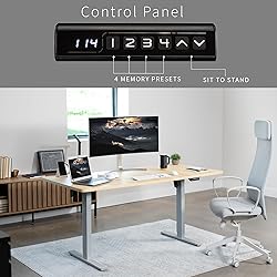 VIVO Electric 71 x 30 in Standing Desk, Memory