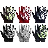 Syhood 6 Pairs Stretch Winter Kids Gloves Camouflage Full Fingers Gloves for Boys 5-8 Years old