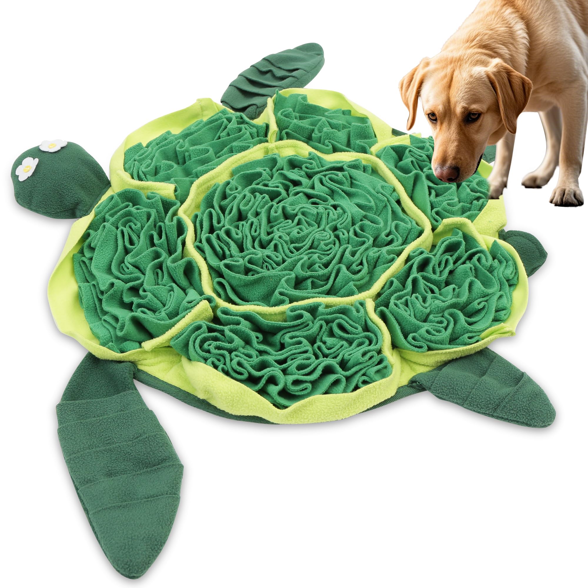 IOKHEIRA Dog Snuffle Mat, Interactive Feeding Mats for Dogs, Smell Training Dog Toys, Snuffle Mat for Dogs Large, for Enhanced Foraging Skills, Training, and Stress Relief