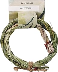 Juniper Ridge Sweetgrass Braid | Aromatherapy | Natural Incense | No Synthetic Fragrance | 6 Inch Braid | Single Count