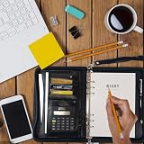 GraduatePro A5 Clipboard Folder 120 Note Paper 6-Ring Binder Waterproof Black view 5