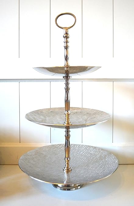 Hkc Home Deco Etagere Mit 3 Böden Aus Aluminium Metall
