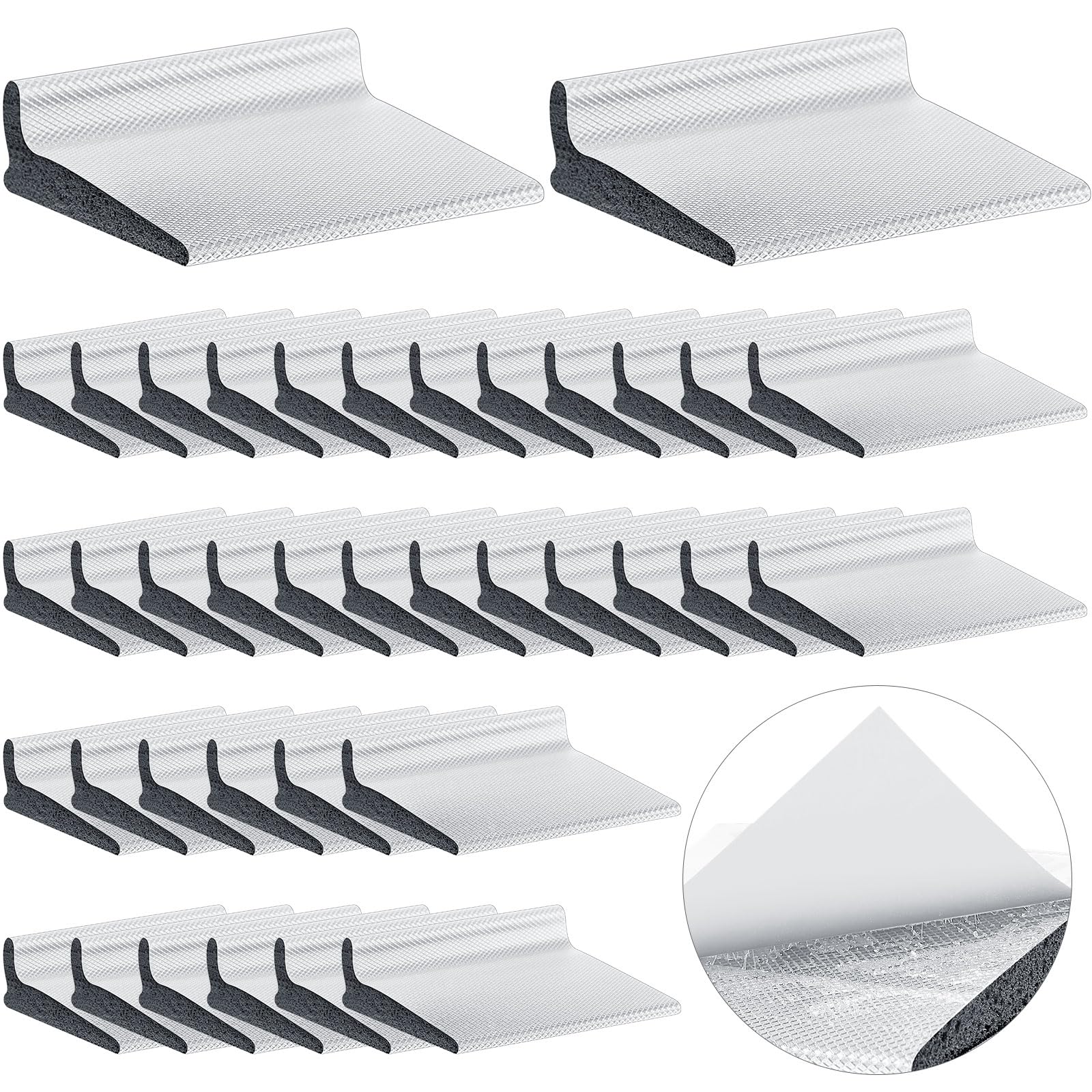 Pangda 50 Pcs Door Corner Seal, Self Adhesive Frame