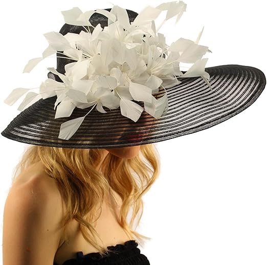 white floppy derby hat