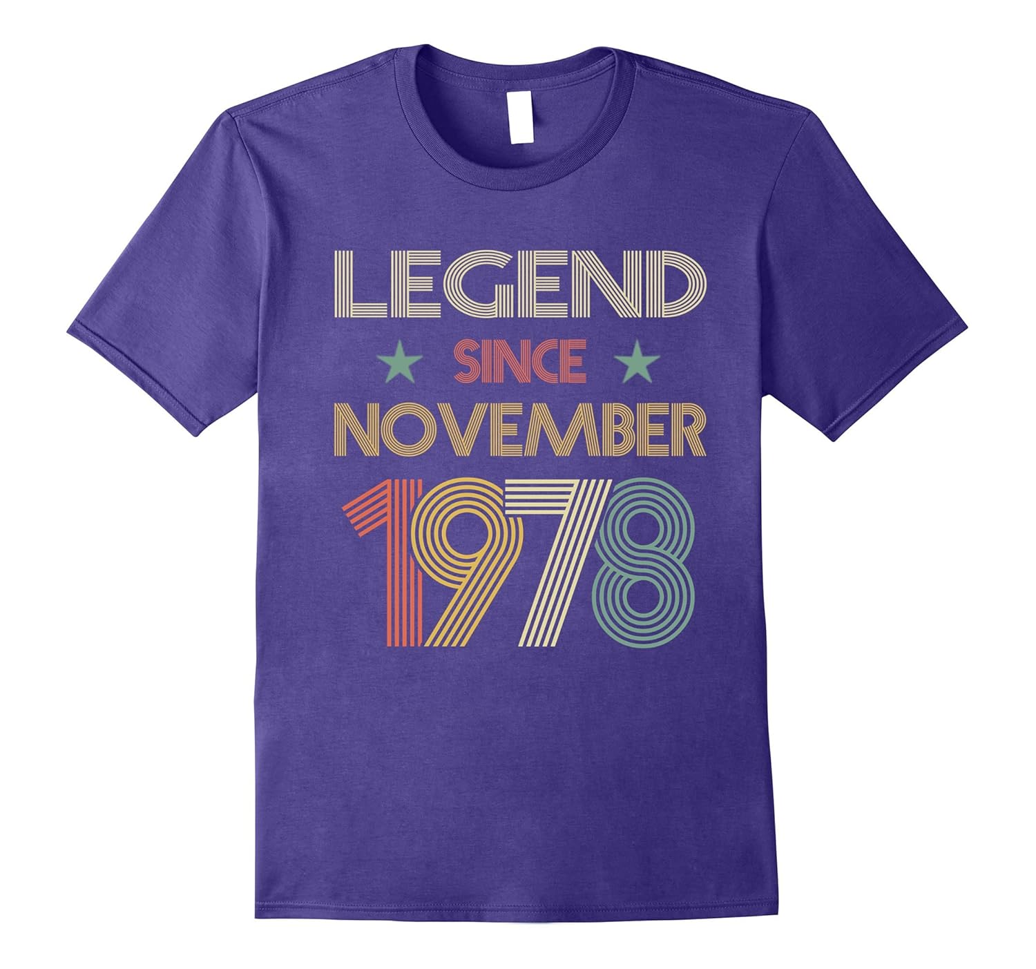 Legend Since November 1978 Shirt - 39th Birthday Gift Shirt-Rose