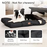 Bedsure Washable Large Dog Bed 91x68x9cm Oxford Fabric Black view 2