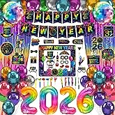 New Years Eve Party Supplies 2026, Happy New Year Decorations 2026 Colorful, New Years Decorations, Nye Decorations 2026 for New Year's Eve Party Gatherings