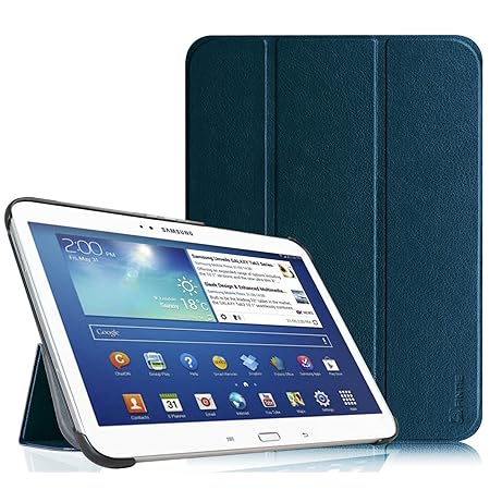 Fintie Samsung Galaxy Tab 3 10.1 Hülle Case – Ultradünne Lightweight superleicht Ständer SlimShell Cover Schutzhülle Tasche E