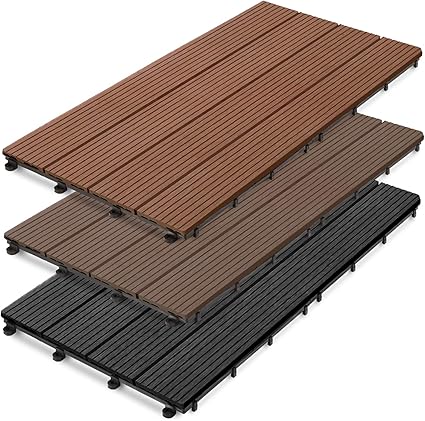 casa pura WPC Terrassenfliesen Prestige | Terrassendielen 60x30 cm