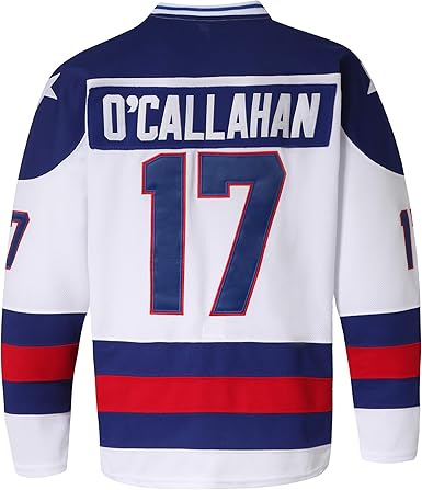Amazon Com Youth 1980 Team Usa Ice Hockey Jersey 21 Eruzione 17 O Callahan 30 Craig Boys Ice Hockey Jerseys Clothing