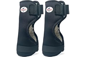 Professional's Choice Quick-Wrap Bell Boots | Ultimate in Hoof and Soft Tissue Protection | 360 Degree Wrap | Large Royal Blue