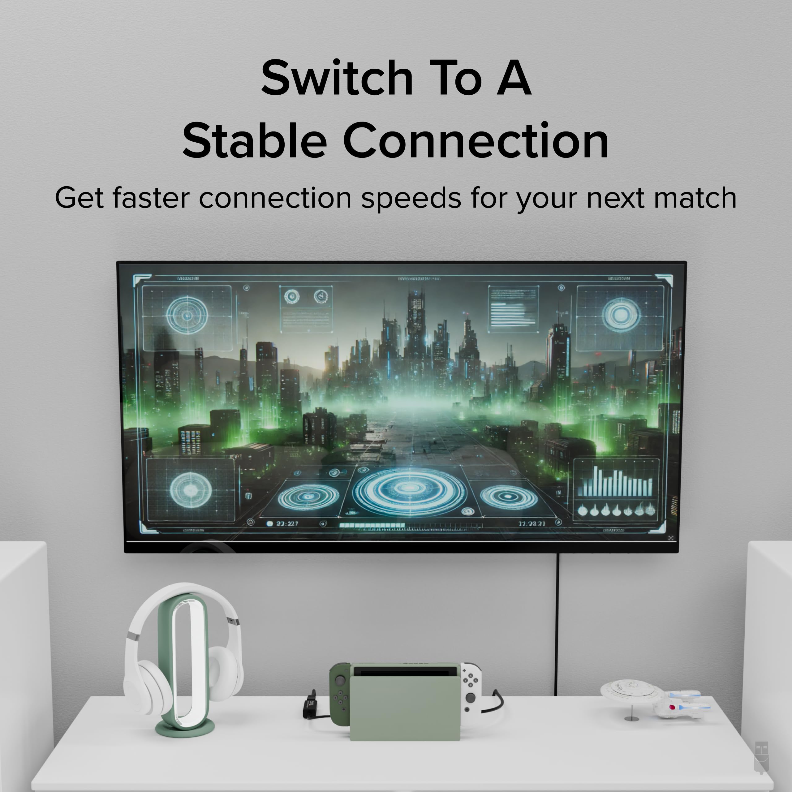 Plugable USB to Ethernet Adapter, USB 3.0 to Gigabit Ethernet, Compatible with Windows 11, 10, 8.1, 7, XP, macOS, Linux, Chrome OS