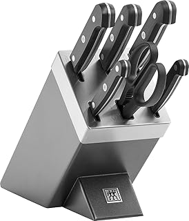 Zwilling 36133-410-0 Gourmet Selbstschärfender Messerblock 7 teilig, grau