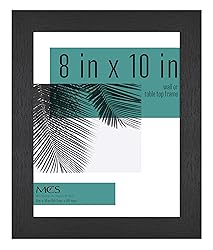 MCS Studio Gallery Frame, Black Woodgrain, 8 x 10