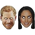 Prince Harry and Meghan Markle Face Mask Royal Wedding Pack, Multicolor