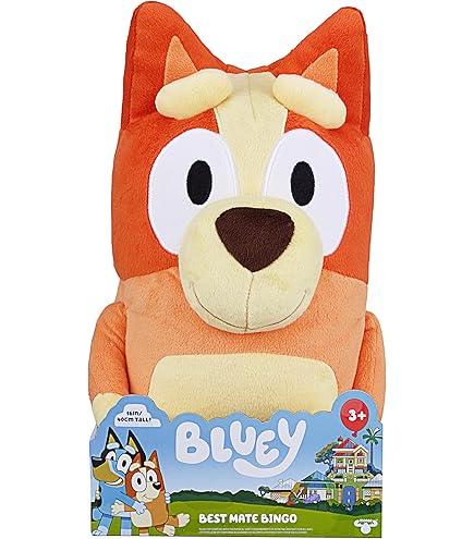Bluey Peluche Bingo Da Chef: Morbido Giocattolo Con Cappello E Spatola Per Bambini! - 3