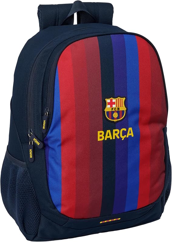 F.C. BARCELONA 1.º EQUIPAMENTO 26/27 - Mochila escolar infantil, ideal para crianças de diferentes idades, confortável e versátil, de qualidade e resistência, 32x16x44 cm