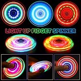 Gigilli LED Fidget Spinner 2 Pack with Lights | Glow in the Dark 7.5 cm view 3