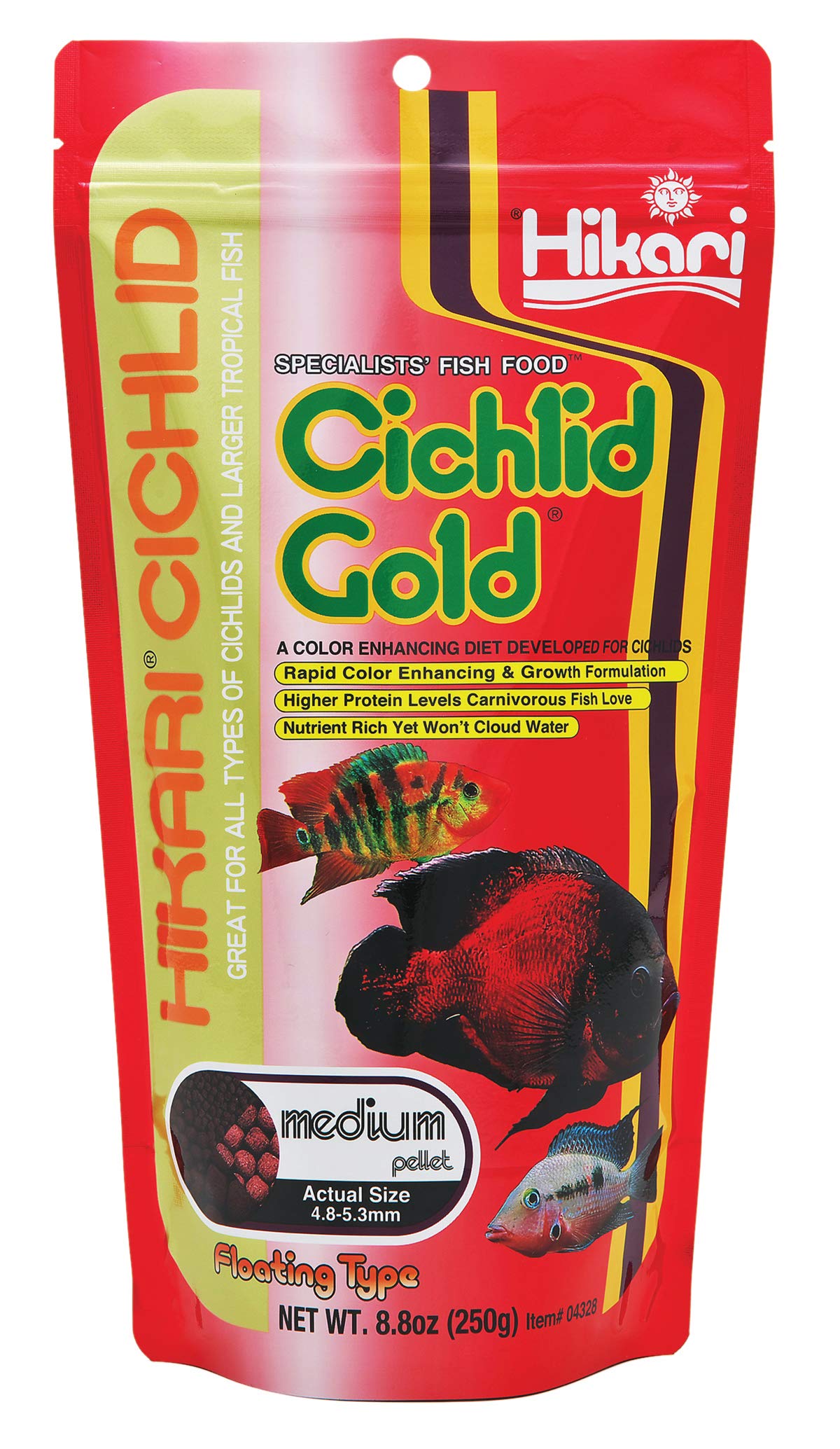 Hikari Cichlid Gold, Medium, 250 g
