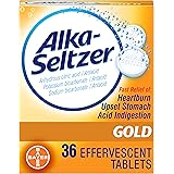 Alka-Seltzer Effervescent Gold - 36 Tablets, Pack of 2