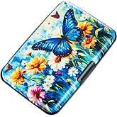 Kaabao Credit Card Holder Small RFID Blocking Wallet Business Metal Slim Mini Aluminum Hard Case for Women Men