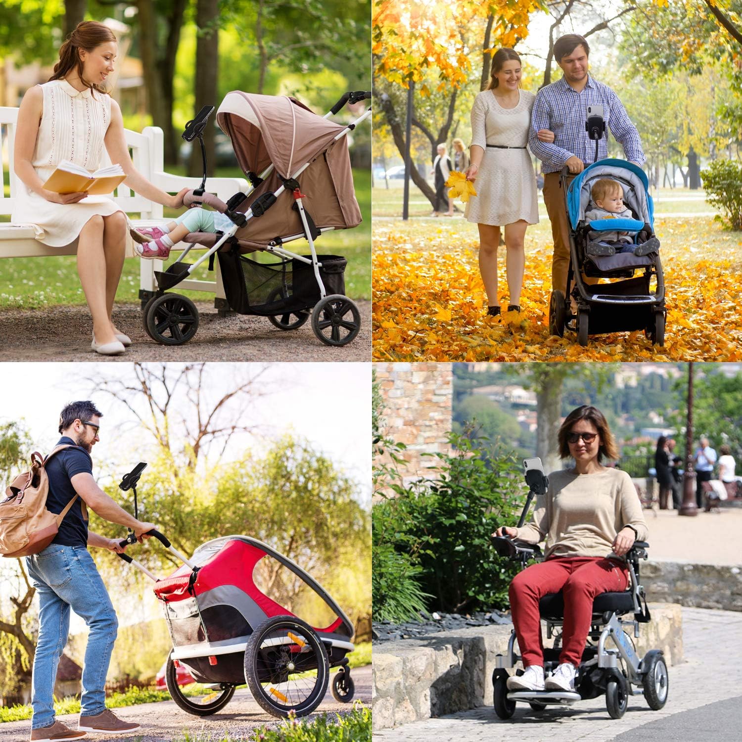 stroller phone mount