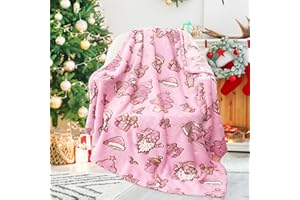 BORORO Christmas Blanket Glow in The Dark Blanket for Girls Cute for Kids Toddler