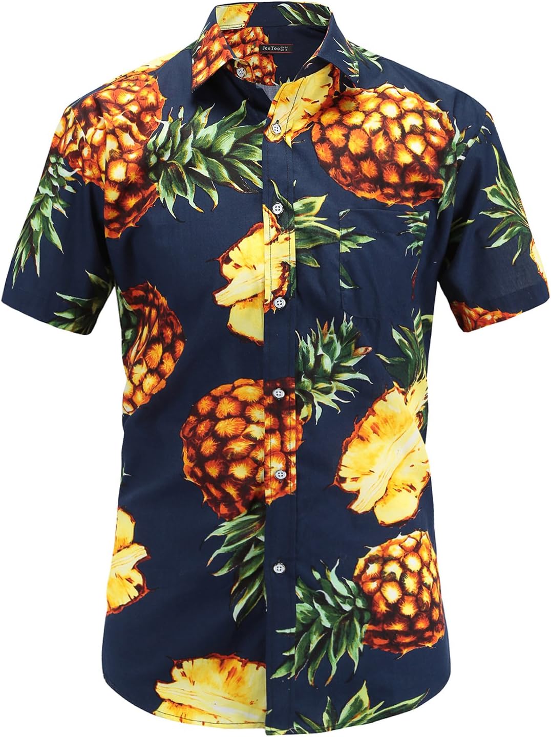 Men's Hawaiian Style Short Sleeve Summer Casual Shirt