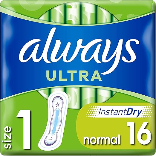 Always Ultra Normal Sanitary Towels Size 1, 16 each Amazon.co.uk Health & Personal Care