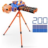 XSHOT Insanity Dart Storm (200 Darts) by ZURU | Dual-motor power; 360&deg; rotating tripod; 200 darts; motorized rapid fire; ultimate outdoor battle for kids &amp; teens; boys gift