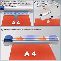 Hand Push Binding Machine,30-Hole Book Binder