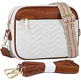 VODIU Crossbody Bags for Women Purses Handbags Leather Shoulder Bag with Guitar Strap Cross Body Bag for Woman Trendy Purse