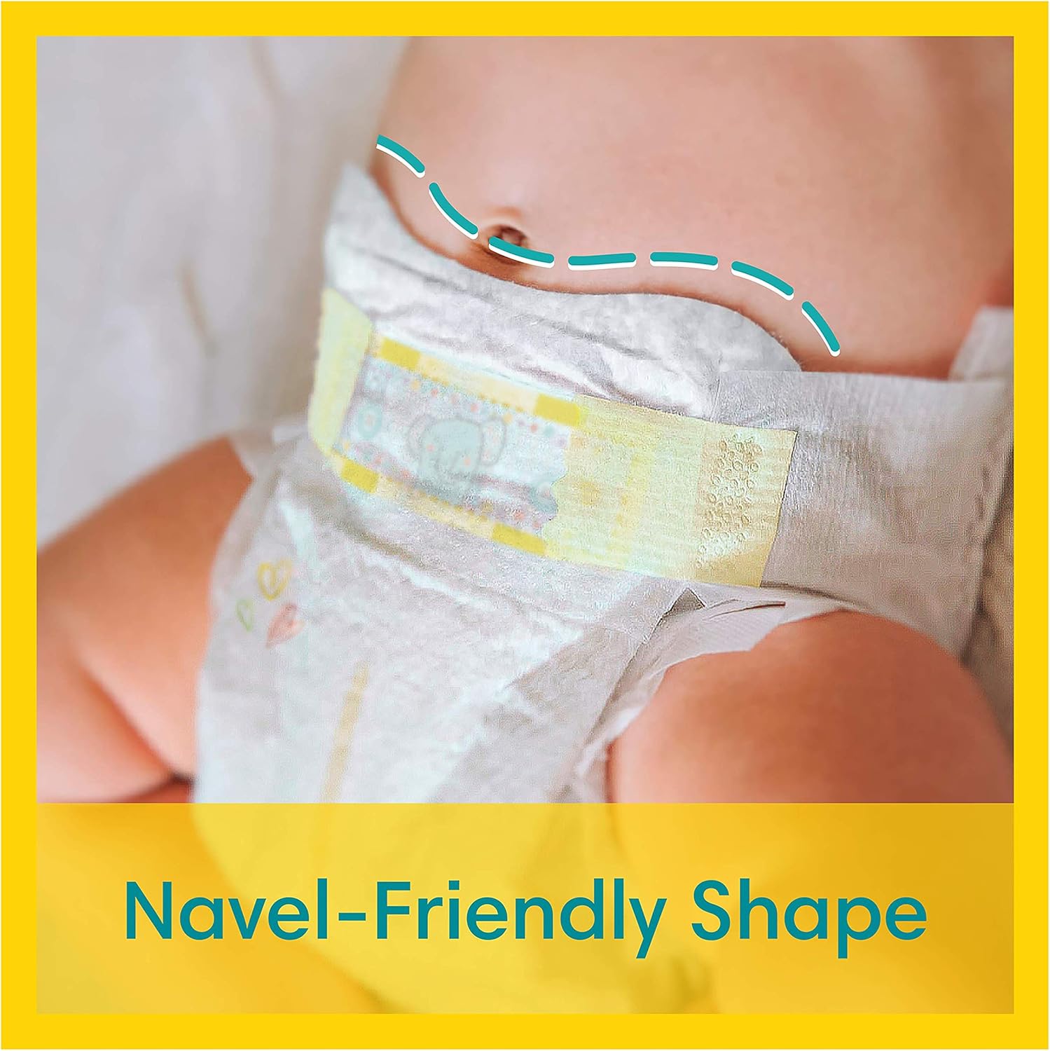 Pampers New Baby, Size 1, 80 Count, White, 80 Count (Pack of 1) - Image 3