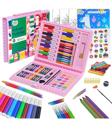 Amazon.com : Cra-Z-Art 80 Piece Art Set : Childrens Art Supply