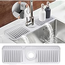 Aazon.co: 17" Kitchen Sink Splash Guard - Freefa Silicone Faucet At