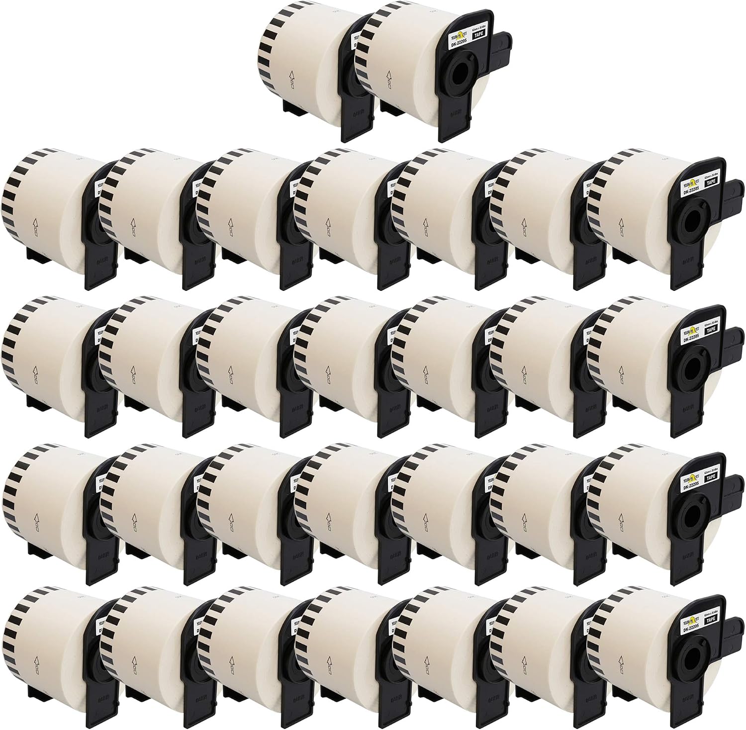 DK-22205 Continuous Label Roll 62mm x 30.48m Compatible with Brother QL Label Printers QL-500/700/800/1050(30pcs)