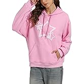 Zanivoka Womens Mens Hoodies Oversized Star Y2k Hoodie Acid Wash Sweatshirts Graphic Vintage Sweatshirt Streetwear Couple