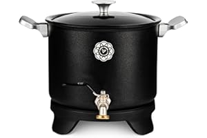 Craft & Venture Wax Melter for Candle Making - Candle Wax Melting Pot Holds 7qts (14lbs) of Wax – Soap Melter for soap Making Supplies - Easy Pour Candle Maker for Candle Making Supplies