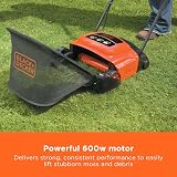 BLACK+DECKER Lawn Raker 600W GD300-GB Adjustable Height 30cm Raking Width view 5