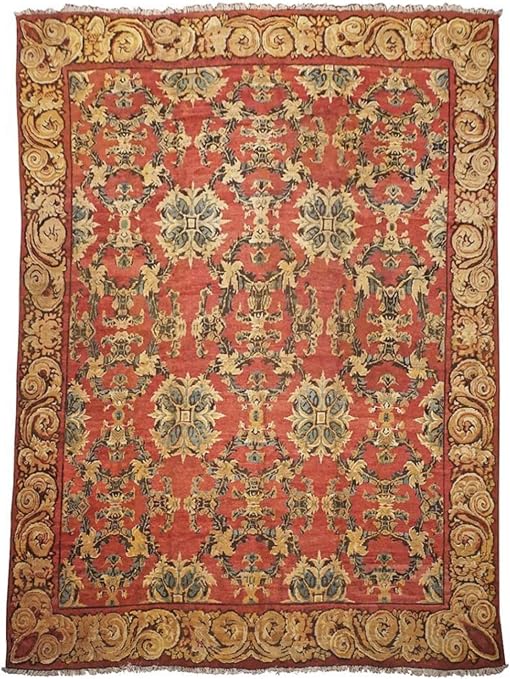 Morugs 15x17 Antike Axminster Savonerrie Teppich 1900 Jahre